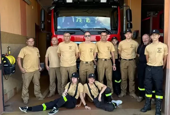 Szkolenie OLiOC w Mierzęcicach i akcja ratunkowa na DK78