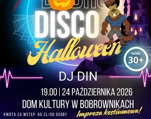 BOBRODISCO wraca do Bobrownik – halloweenowa impreza dla dorosłych