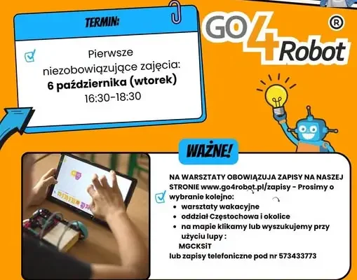 Siewierz: ruszają cykliczne warsztaty z programowania i robotyki dla dzieci
