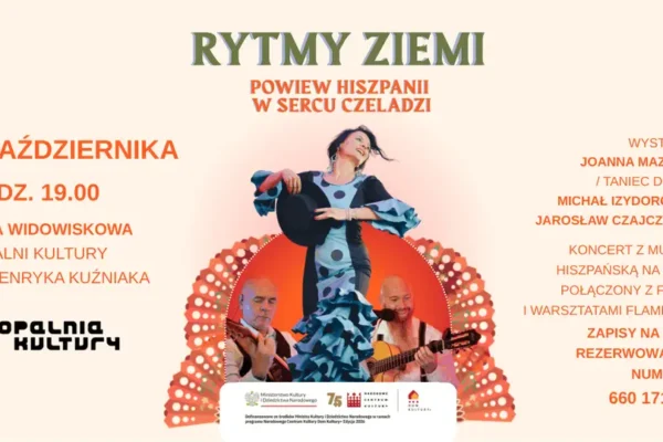 Rytmy Ziemi: hiszpańska fiesta i warsztaty flamenco w Kopalni Kultury w Czeladzi