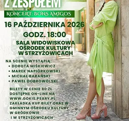 Ostatnia szansa na koncert Doroty Miśkiewicz w Strzyżowicach – już 16 października