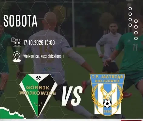 Dwa mecze na stadionie w Wojkowicach. Górnik podejmuje Jastrząb i CKS II Czeladź