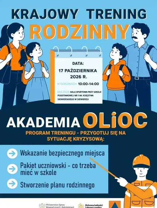 Krajowy Trening Rodzinny w Siewierzu – jak przygotować bliskich na sytuacje kryzysowe?
