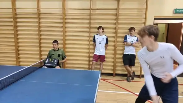 Tenis stołowy: II miejsce w powiecie dla reprezentacji ZS1 Czeladź
