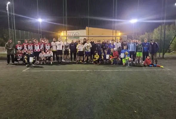 Turniej piłkarski o Puchar Wójta Gminy Psary rozegrany na boisku Orlik