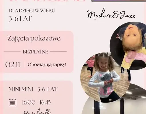 Bobrowniki: ruszają zajęcia taneczne dla przedszkolaków. 2 listopada bezpłatna lekcja pokazowa