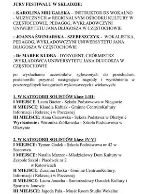 Twardowianki z Bobrownik najlepsze na wojewódzkim festiwalu pieśni patriotycznej