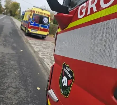 Dziewięć interwencji strażaków z Grodźca w trzy dni – pożary, pomoc medyczna i plama na rzece