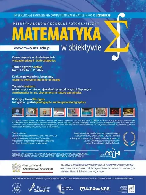 Ostatni tydzień na zgłoszenia do konkursu „Matematyka w obiektywie”