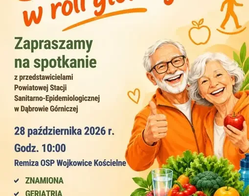 Seniorzy z Siewierza i okolic zadbają o zdrowie – spotkanie z sanepidem w Wojkowicach Kościelnych