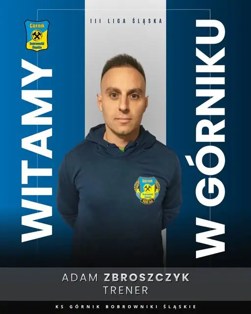 Adam Zbroszczyk nowym trenerem KS Górnik Bobrowniki Śląskie