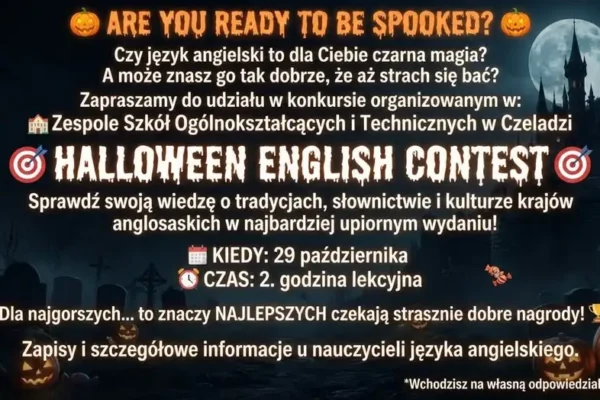 Halloween English Contest w Czeladzi – sprawdź swoją wiedzę o kulturze anglosaskiej