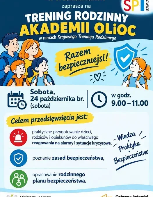 Wojkowice: Rodzinny Trening Bezpieczeństwa w SP1 – warsztaty z pierwszej pomocy i strażakami
