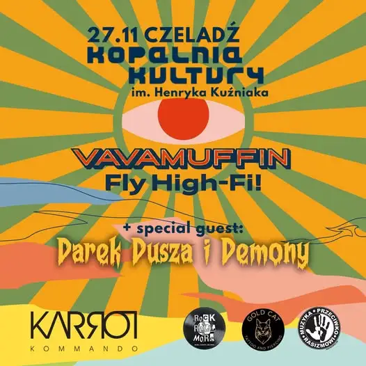 Vavamuffin i Darek Dusza i Demony w Kopalni Kultury w Czeladzi